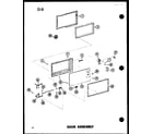 Amana RC-10SD/P75750-4M door assembly diagram
