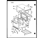 Amana RS-7A/P75589-7M door and cabinet diagram