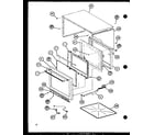 Amana RS-7A/P75589-8M cabinet parts diagram