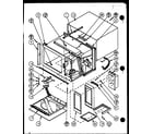 Amana RFS10-P7715412M cabinet parts diagram