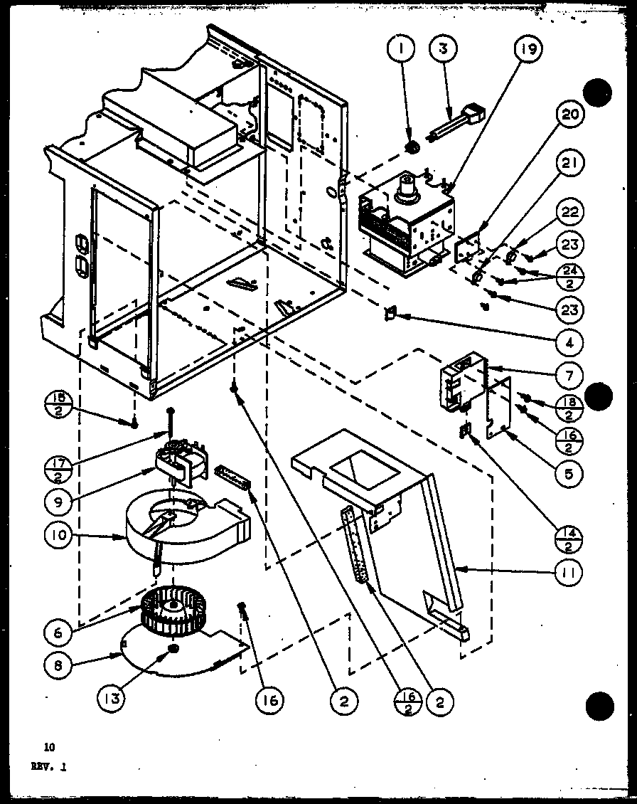 Blower and magnetron
