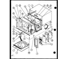 Amana RCS720/P7787208M cabinet and control panel diagram
