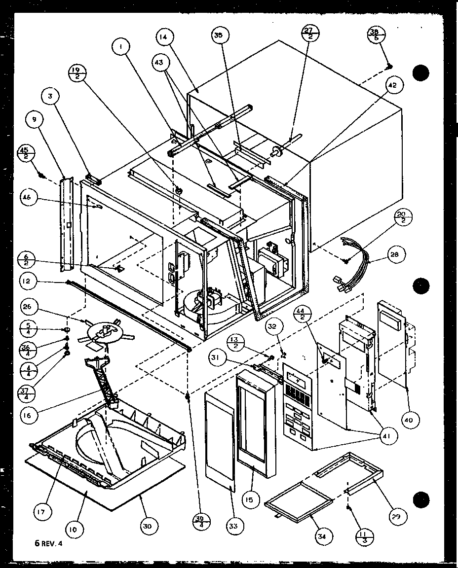 Cabinet and control panel