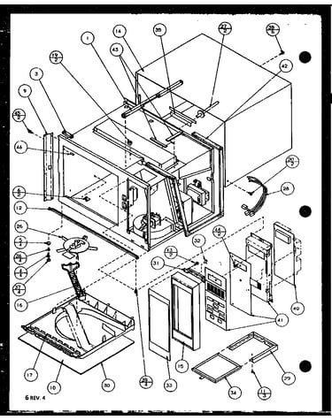 Cabinet and control panel