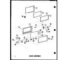 Amana RC-14S/P72649-1M door assembly diagram