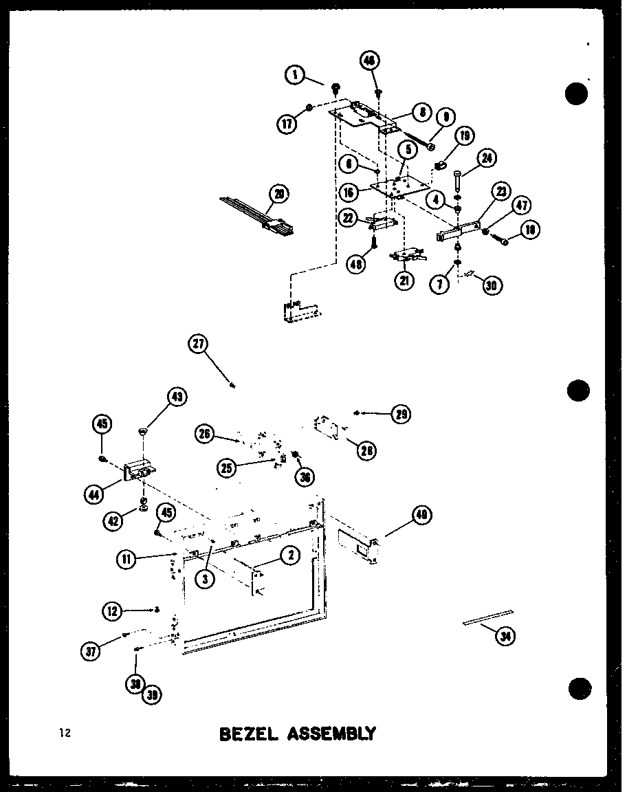 Bezel assembly