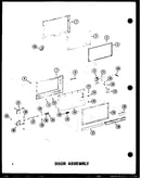 Door assembly (rc-14/p72100-1m) (rc-14/p72100-3m) (rc-14/p72100-6m) (rc-20/p72100-4m) (rc-20/p72100-2m) (rc-20/p72100-5m)
