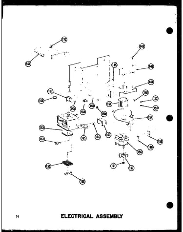 Electrical assembly (rc-14/p72100-1m) (rc-14/p72100-3m) (rc-14/p72100-6m) (rc-20/p72100-4m) (rc-20/p72100-2m) (rc-20/p72100-5m)