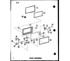 Amana RC-14TD/P75750-3M door assembly diagram