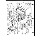Amana RCS720A/P7787225M cabinet and control panel diagram