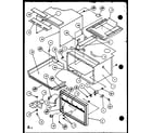 Amana RV10AT/P1140501M cabinet parts diagram