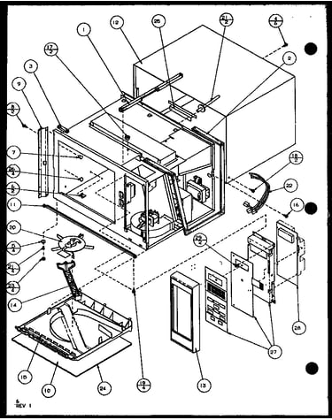 Cabinet and controls
