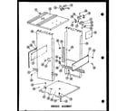 Amana SMC-1-AG/P18011-1TG chassis assembly diagram
