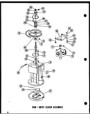 Ram + drive screw assembly