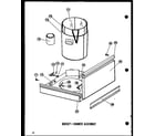 Amana ESMC-1/P18011-2T bucket + drawer assembly diagram