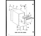 Amana ESMC-1/P18011-4T cabinet + start switch assembly diagram