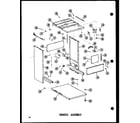 Amana ESMC-1/P18011-4T chassis assembly diagram