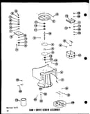 Ram + drive screw assembly