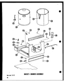 Bucket + drawer assembly