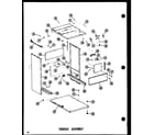 Amana ESMC-1-AG/P18011-8TG chassis assembly diagram