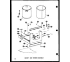 Amana ESMC-1-AG/P18011-8TG bucket and drawer assembly diagram