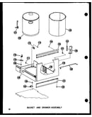 Bucket and drawer assembly