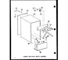 Amana ESMC-1-A/P18011-11TA cabinet and start switch assembly diagram
