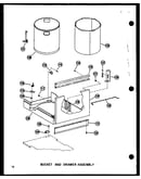 Bucket and drawer assembly