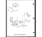 Amana SMCD-2B/P18011-16T bucket and drawer assembly diagram