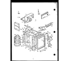 Amana TUR103 cabinet parts diagram