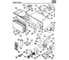 Amana 1455.000 microwave parts diagram