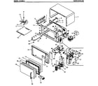 Amana LA12300.A microwave parts (la12300.a) diagram