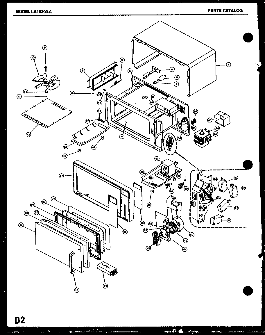 MICROWAVE PARTS (LA15300.A)