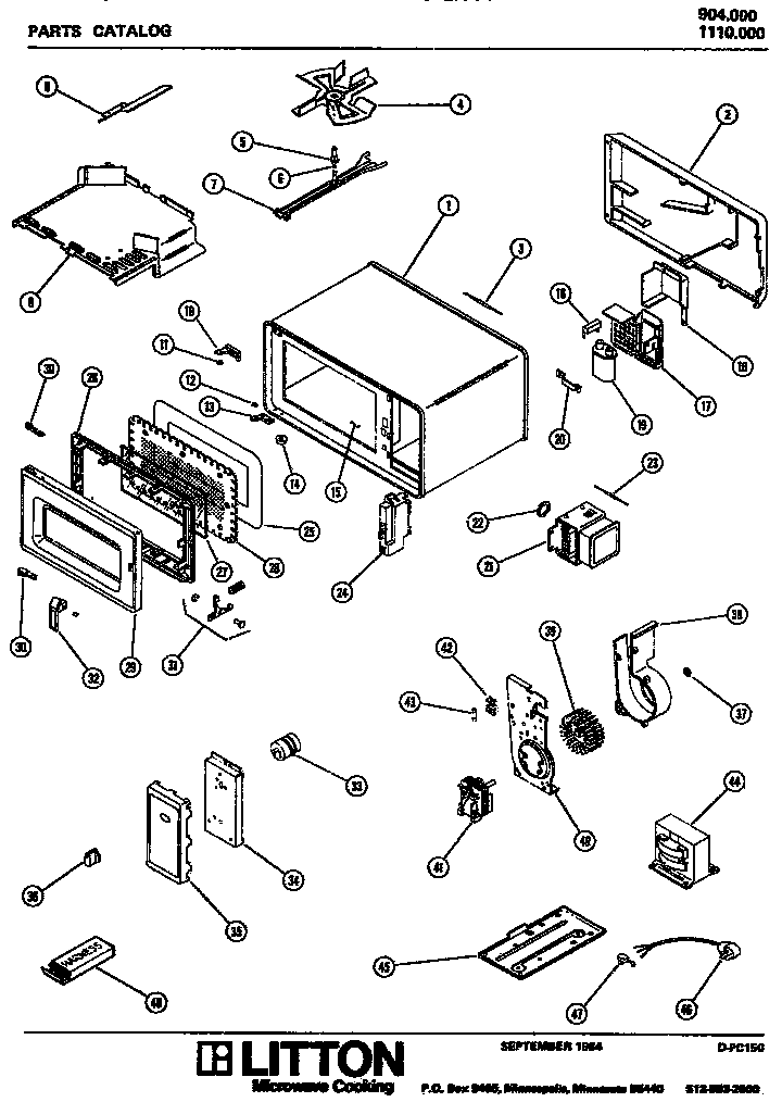 Microwave parts (904.000) (1110.000)
