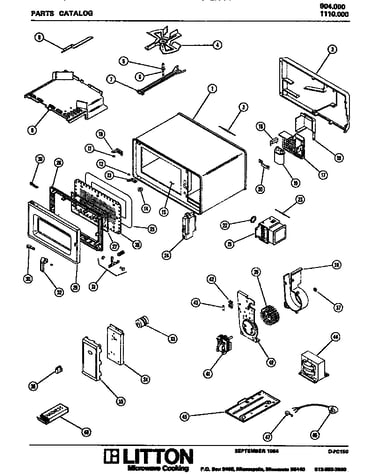Microwave parts (904.000) (1110.000)