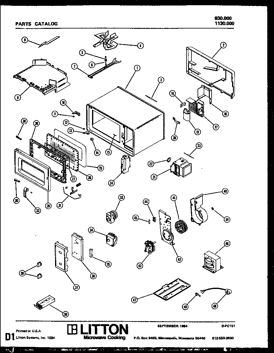 MICROWAVE PARTS