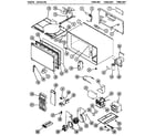 Amana 1465.001 microwave parts diagram
