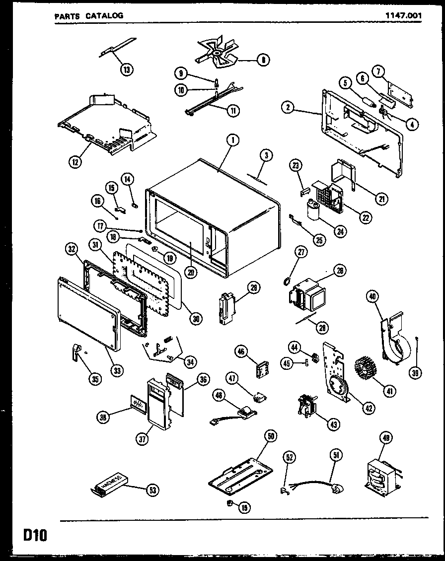 MICROWAVE PARTS