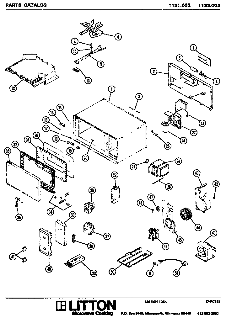 Microwave parts(1131.002) (1132.002)