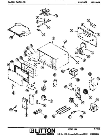 Microwave parts(1131.002) (1132.002)