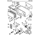 Amana 1341.003 microwave parts diagram