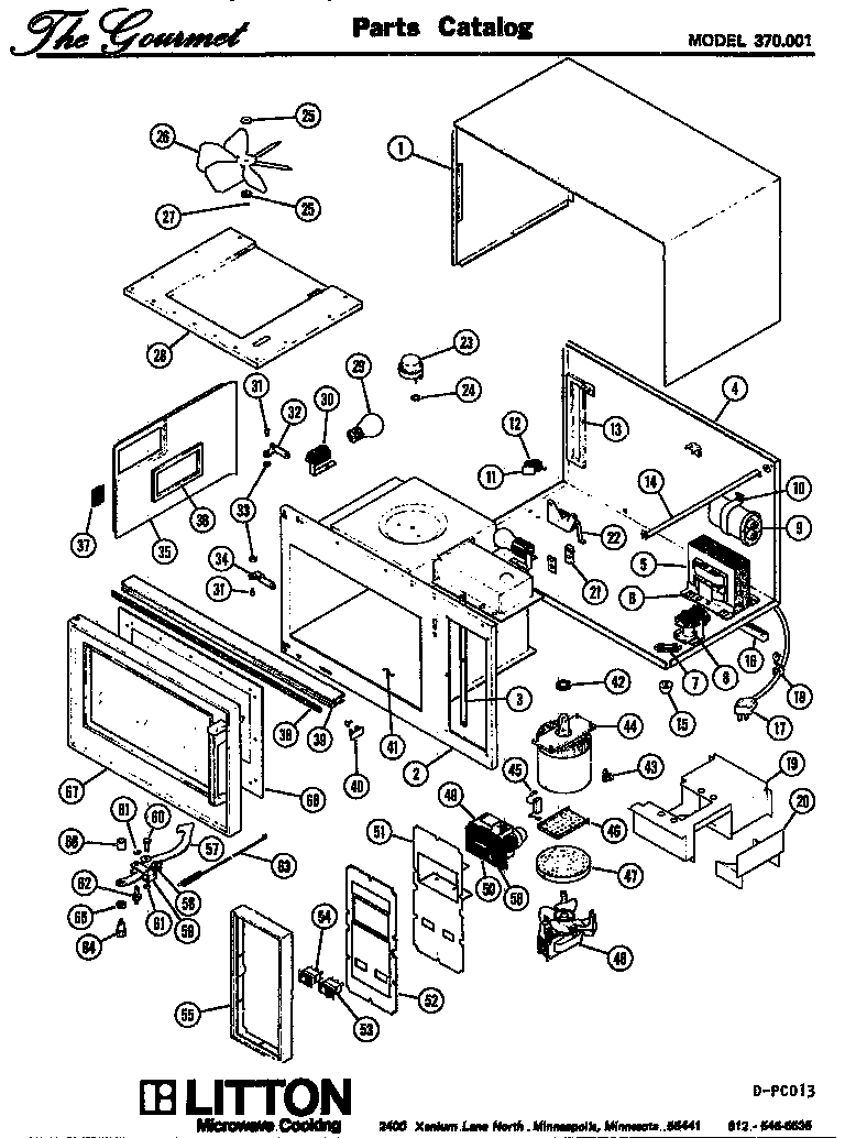 MICROWAVE PARTS (370.001)