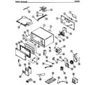 Amana 1150.002 microwave parts diagram
