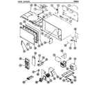 Amana P2000.B microwave parts (p2000.b) diagram