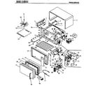 Amana LA15610.A microwave parts diagram