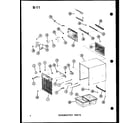 Amana DH14-2K/P54341-11R dehumidifier parts diagram