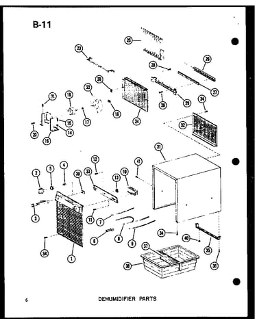 Dehumidifier parts