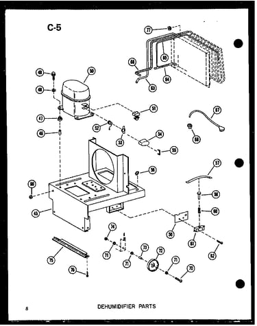 Dehumidifier parts