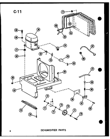 Dehumidifier parts