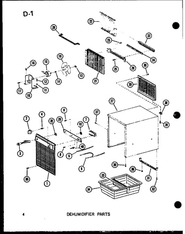 Dehumidifier parts